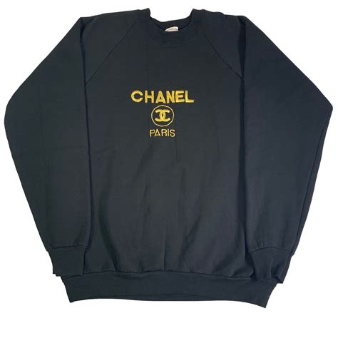 mens chanel sweatshirt|chanel sweatshirt vintage.